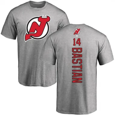 Ash Youth Nathan Bastian New Jersey Devils Backer T-Shirt -