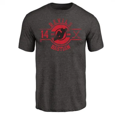 Black Men's Nathan Bastian New Jersey Devils Insignia T-Shirt -