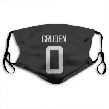 Black New Jersey Devils Jonathan Gruden   Face Mask
