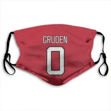 Red New Jersey Devils Jonathan Gruden   Face Mask